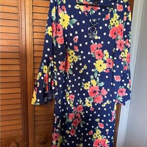 AGB Navy Floral Dress